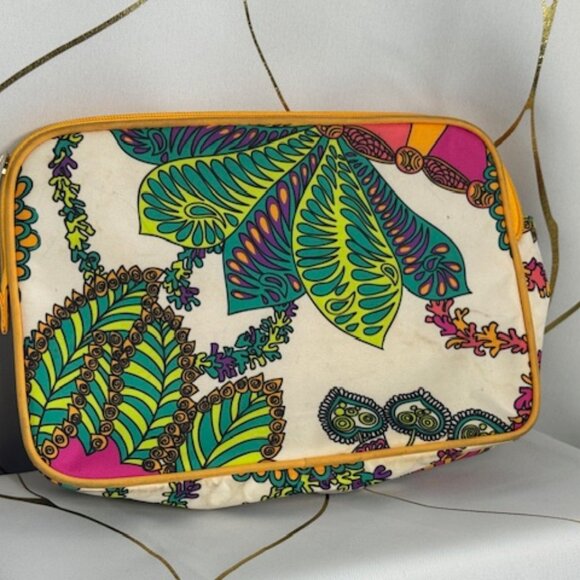 Trina Turk for Clinique Limited Edition Paisley Pop Art Makeup Bag - Picture 5 of 7